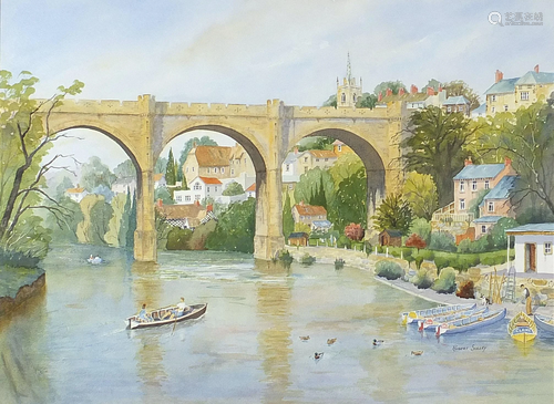 Robert Sulley - Knaresborough, Yorkshire, watercolour,