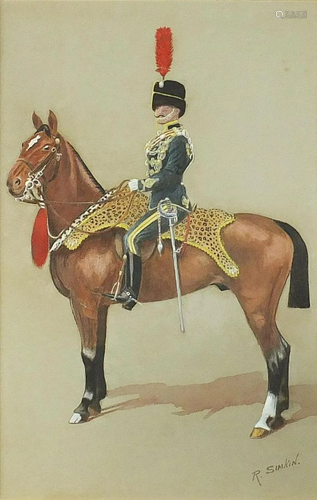 Richard Simkin - 4th Queen's Own Hussars Officer Review