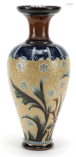 Royal Doulton vase by Eliza Simmance hand painted with