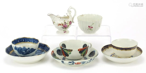 18th century English porcelain including Worcester,