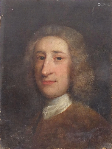 Head and shoulders portrait of an 18th century