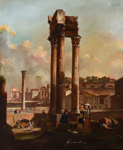 VINCENZO GIOVANNINI (ITALIAN, 1817-1903), 'THE ROMAN FORUM'