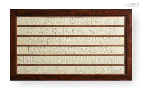 JOHN HENNING (SCOTTISH, 1771-1851), A SET OF FIVE PLASTER RE...