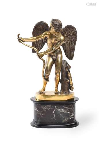 ANTONIO MESSINA (ITALIAN, 1863-1899), A GILT BRONZE FIGURE O...