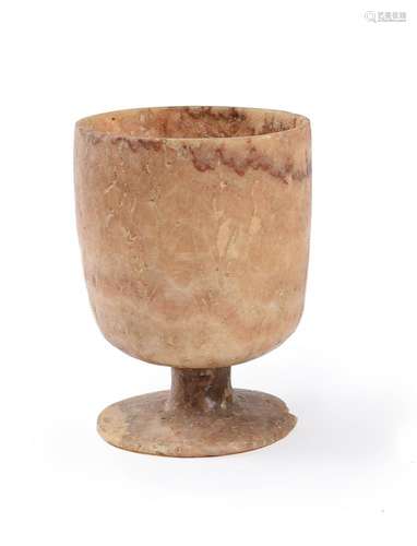 A BACTRIAN ALABASTER CHALICE, POSSIBLY 3RD-2ND CENTURY B.C.