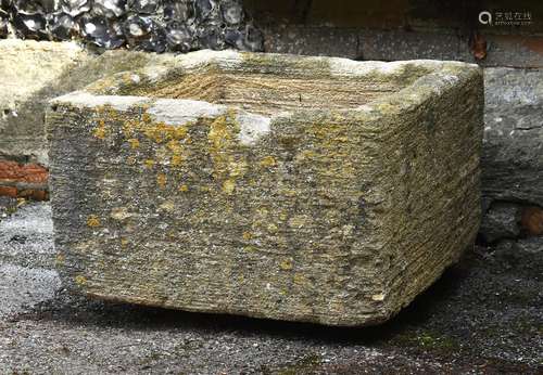 A COTSWOLD LIMESTONE TROUGH, LATE 18TH/EARLY 19TH CENTURY