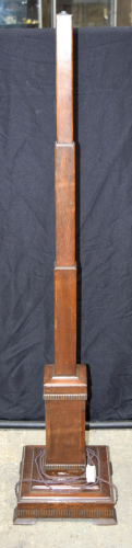 A Mid century wooden lamp stand 153 x 33 x 33cm.