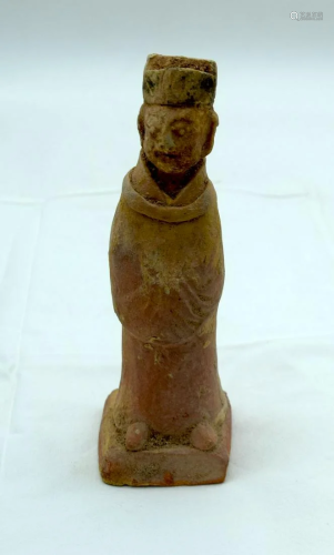 A Chinese Tang funeral figure 17cm.