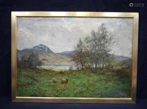 Thomas Hope Mckay 1870-1930 a 19th Century Oil on