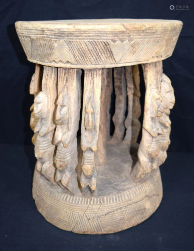 An African tribal Dogon stool. 42 x 36cm