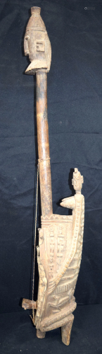 An African tribal Dogon musical instrument. 103 x 17cm