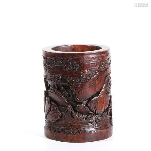 chinese eaglewood brush pot