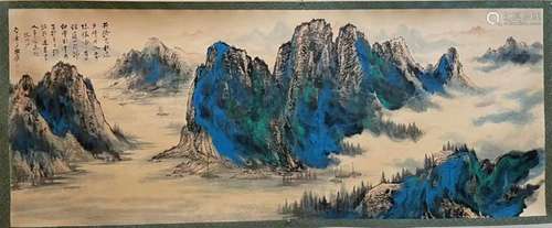 chinese zhang daqian's painting