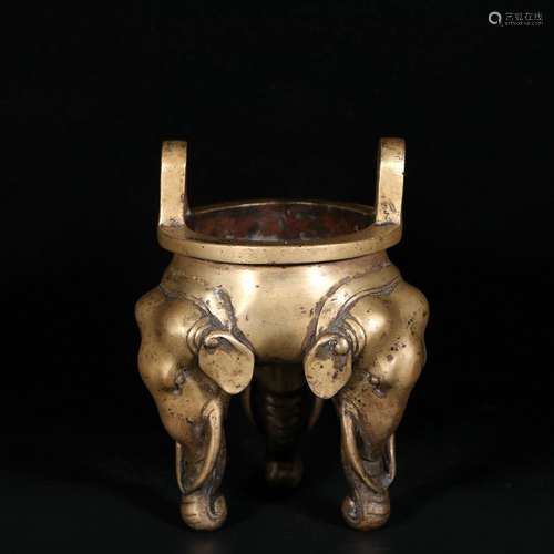 chinese bronze tripod incense burner