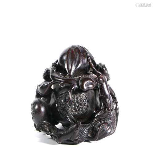 chinese red sandalwood ornament