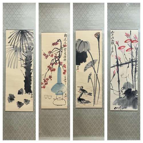 chinese qi baishi's painting