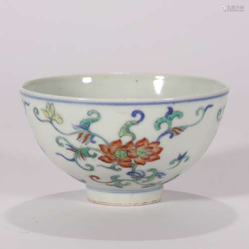 chinese doucai porcelain bowl