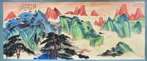 chinese zhang daqian's painting