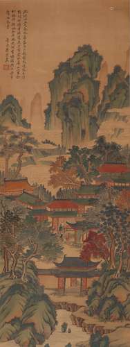 chinese Tang yin's painting