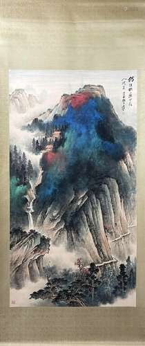 chinese Zhang daqian's painting