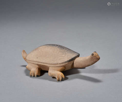 TANG DYNASTY,STONE GOLD-TRACED TURTLE