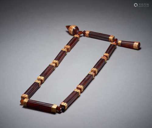 LIAO DYNASTY,AGATE NECKLACE