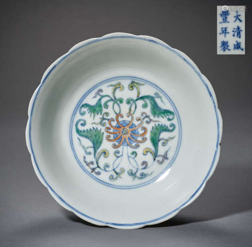 QING DYNASTY,MULTICOLORED PLATE