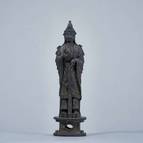 TANG DYNASTY,SILVER BUDDHA STATUE