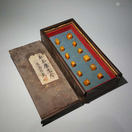 A Box Of Tian Huang Stone Seal