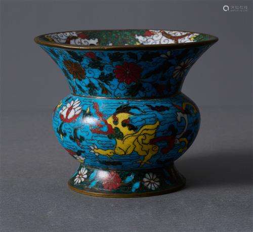 A CHINESE CLOISONNE ZHADOU
MING DYNASTY (1368-1644), CIRCA 1...
