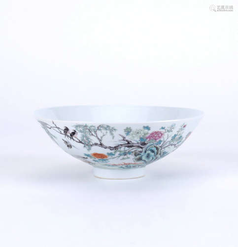 chinese famille rose porcelain bowl