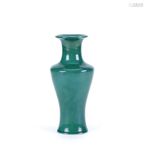 chinese green glazed porcelain vase