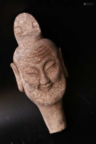 A Pottery Man Head Ornament