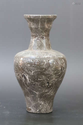A Glazed Porcelain Vase