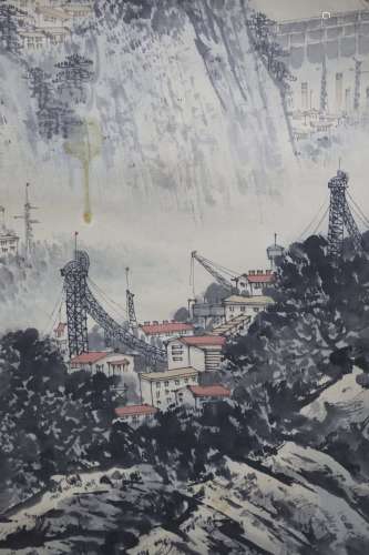 Ink Painting of Landscape from SongWenZhi