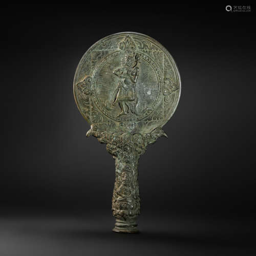 Copper Mirror from The Persian Culture 12th Century