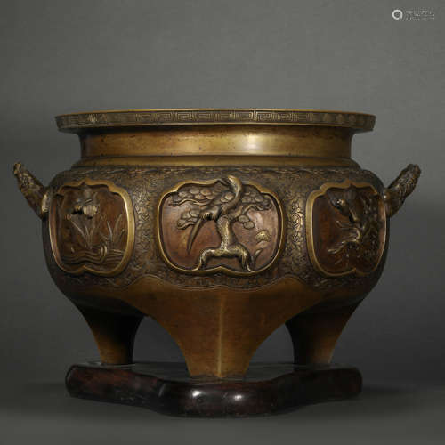 Copper Censer from Ming