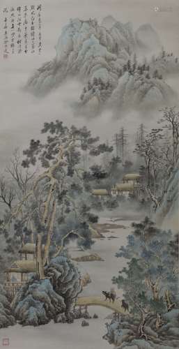 Ink Painting of Landscape from XuBangDa