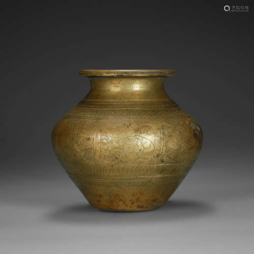 Copper Jar from Persian Culture