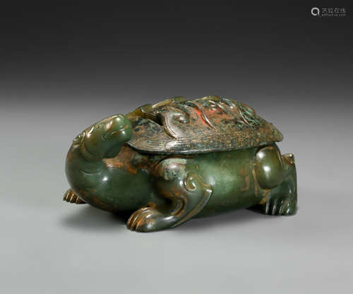 HeTian jade Ornament in Turtle form from Zhan Han