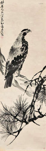 Qi Baishi (1864-1957)   Eagle on Pine Tree