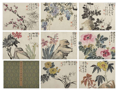 Chen Banding(1876-1970)   Various Flowers