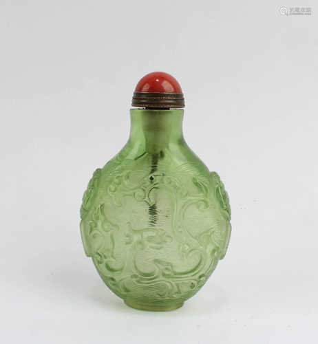 Chinese Peking Glass Snuff Bottle