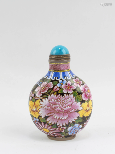 Chinese Peking Glass Snuff Bottle