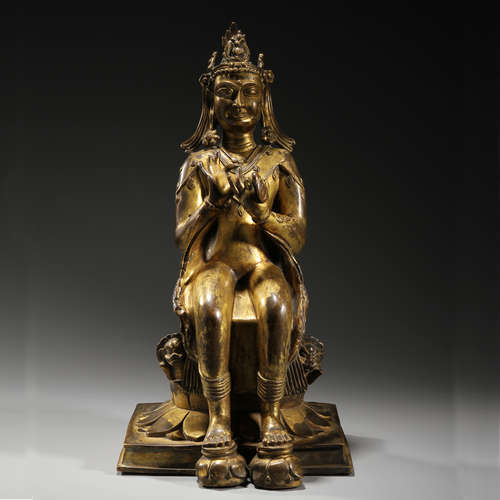 Gilt Bronze Buddha Statue