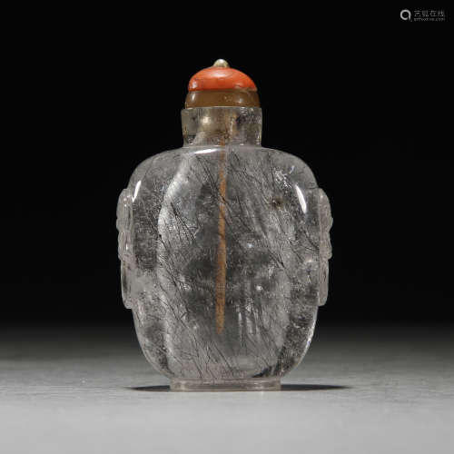 Crystal snuff bottle