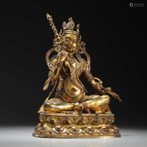 Gilt Bronze Buddha Statue