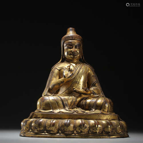 Gilt Bronze Buddha Statue