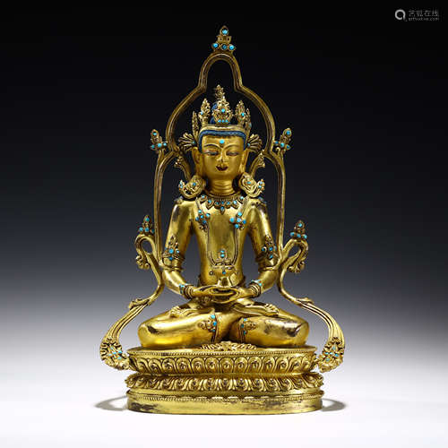 Gilt Bronze Buddha Statue