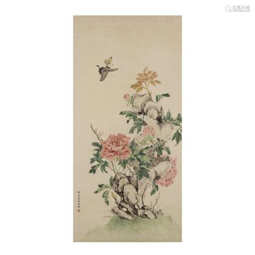 Wanrong: Flower and butterfly